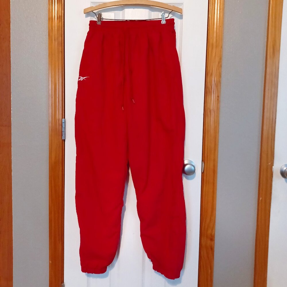 Vintage Reebok NFL Pro Line Red Pants Size Large